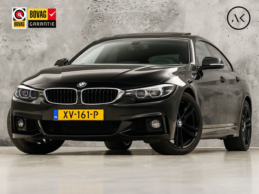 BMW 4-Serie Gran Coupe 418i M Sport Automaat (SCHUIFDAK, M PAKKET, GROOT NAVI, HARMAN/KARDON, STOELVERWARMING, GETINT GLAS, SPORTSTOELEN, PARKEERSENSOREN, NIEUWE APK, NIEUWSTAAT)