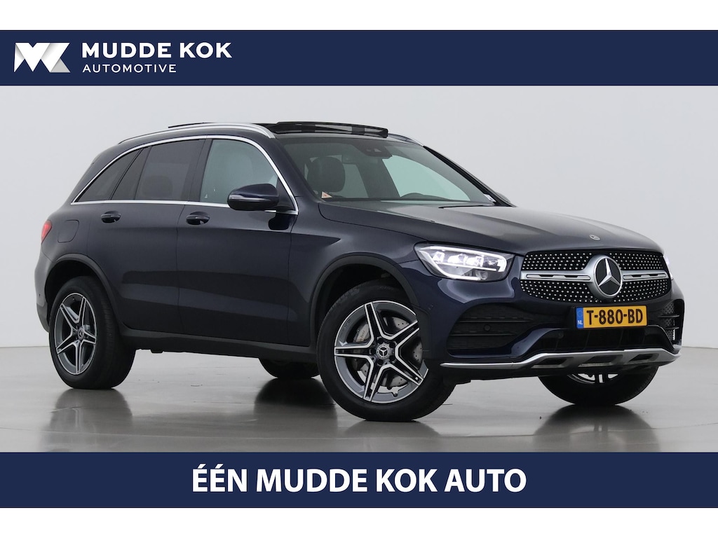 Mercedes-Benz GLC 300e 4MATIC Premium Plus | AMG Line | Panoramadak | 360° Camera | Trekhaak | Stoelverwarming | Dodehoekassistent | Keyless