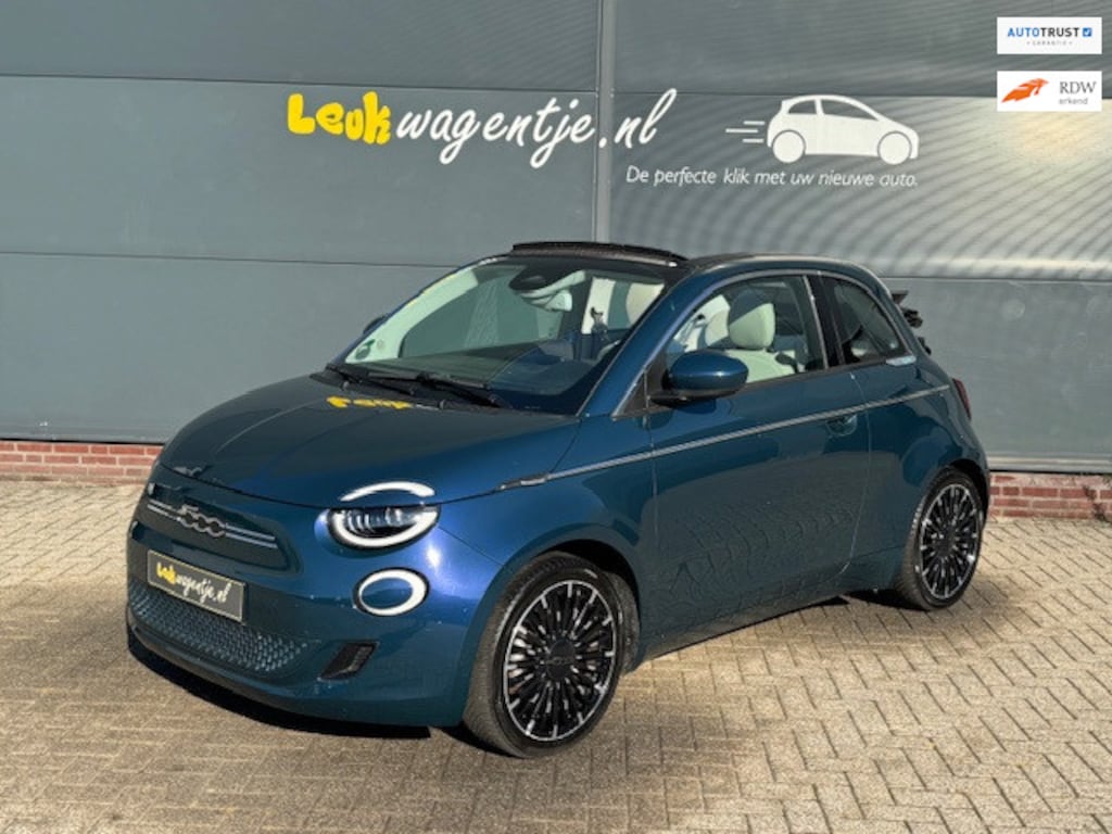 Fiat 500C E La Prima 42 kWh Cabrio by Bocelli *leder *JBL