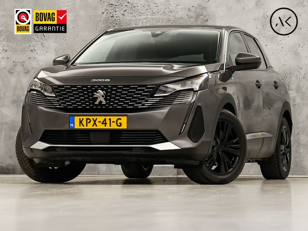 Peugeot 3008 1.6 HYbrid 225 Allure Sport 225Pk Automaat (SOH 91,9%, APPLE CARPLAY, GROOT NAVI, 360 CAMERA, LEDER, KEYLESS, SPORTSTOELEN, GETINT GLAS, LANE ASSIST, NIEUWSTAAT)