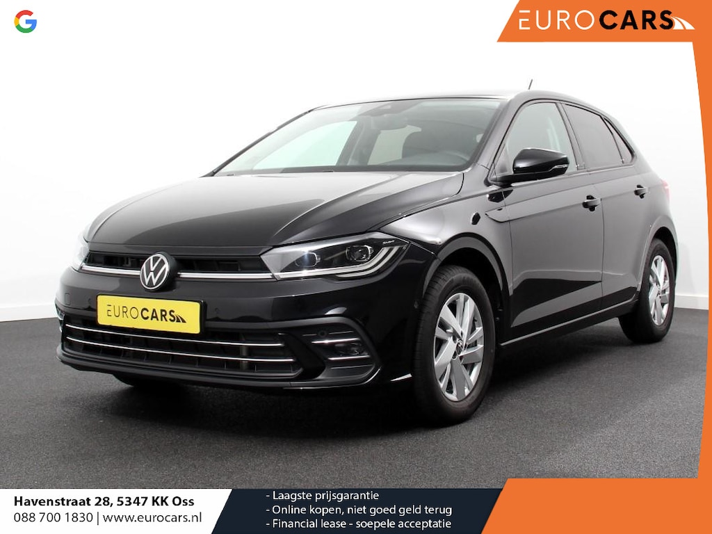 Volkswagen Polo 1.0 TSI 110pk DSG Style Navigatie Apple Carplay/ Android Auto Parkeersensoren Adaptive Cruise Control Blind Spot Assist Stoelverwarming Ledverlichting Climate Control