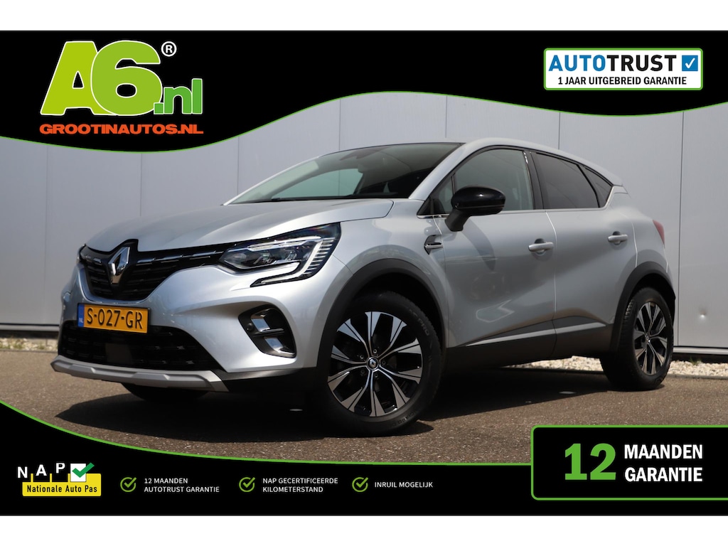 Renault Captur 1.0 TCe 90 techno Navigatie Achteruitrijcamera Half Leder Carplay Android Climate Cruise Control