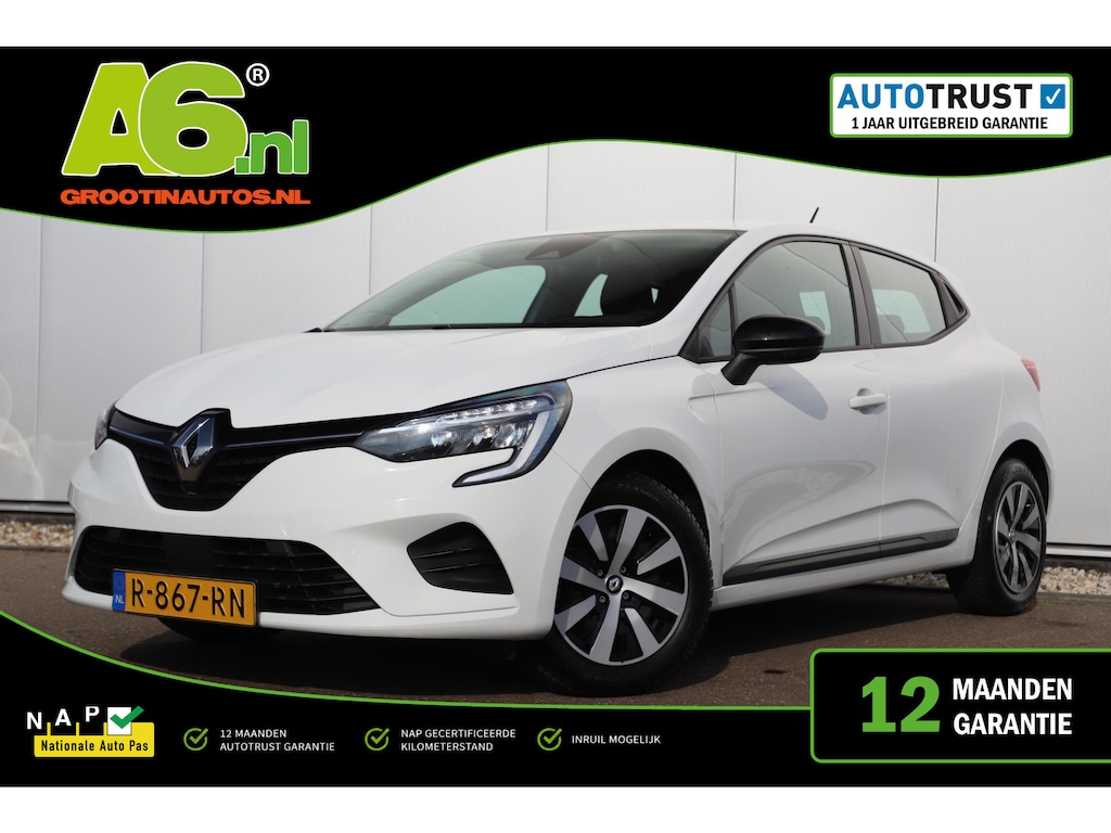 Renault Clio 1.0 TCe 90 Equilibre Navigatie Carplay Android Climate Cruise Control Rijstrooksensor Parkeersensor All-season banden!