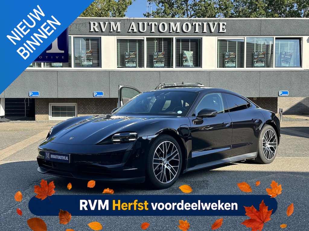 Porsche Taycan 79 kWh SOH 92% | MEM. SEAT | BOSE BOXEN | PANO | STOEL + STUURVERWARMING | ELEK. STOELEN | 21'' WIELEN | FABRIEKS GARANTIE TM 09-2027 | GEEN EXTRA KOSTEN!! RIJKLAAR GELEVERD |