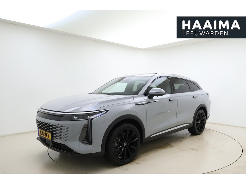 Omoda 9 1.5T-GDi SHS-P Premium 5p Hybride 537 PK Automaat | Black Edition velgen | Schuif/kanteldak | Lederen bekleding | Massagestoelen | Keyless | Stoel & Stuurverwarming | 7 jaar garantie