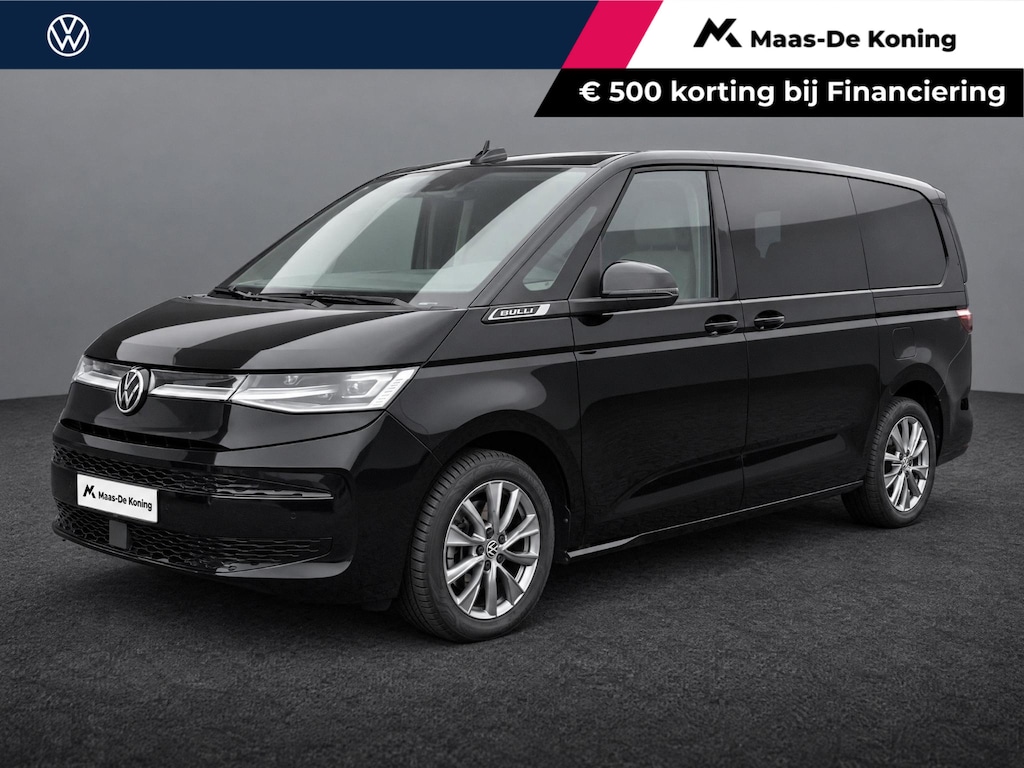Volkswagen Multivan 1.4 eHybrid 218pk DSG L2 Bulli Edition · Camera · Inklap. Trekhaak · Elek. Schuifdeuren · Keyless · Matrix LED · 7-Persoons · Garantie t/m 07-07-2028 of 100.000km