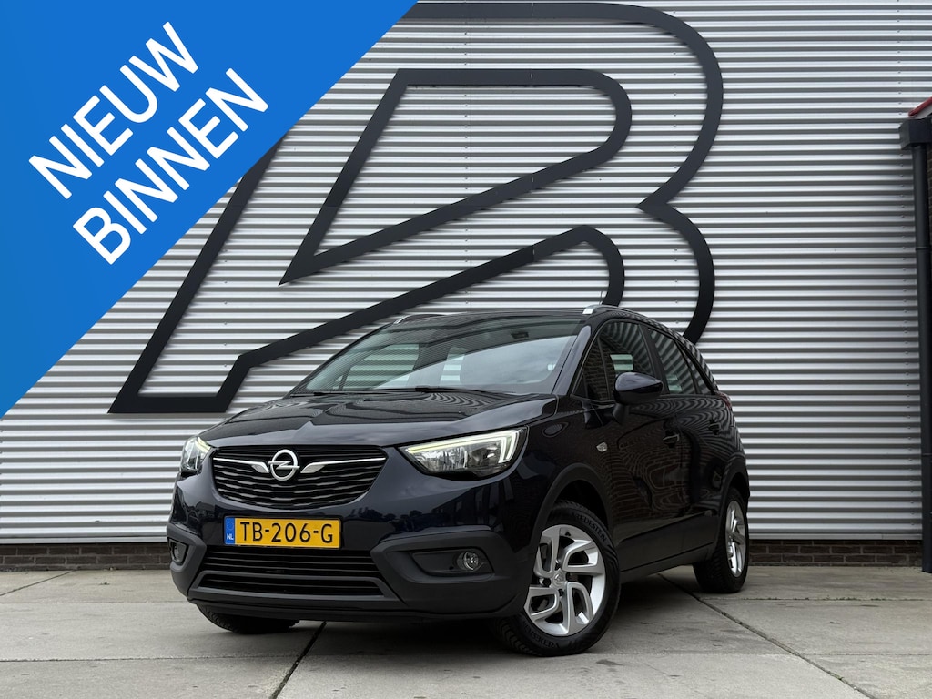 Opel Crossland X 1.2 Turbo Innovation Navi|Carplay|Trekhaak|D-riem vv in 2024|Clima|Cruise|Stoelverwarming|N.A.P|APK tot 02-2027