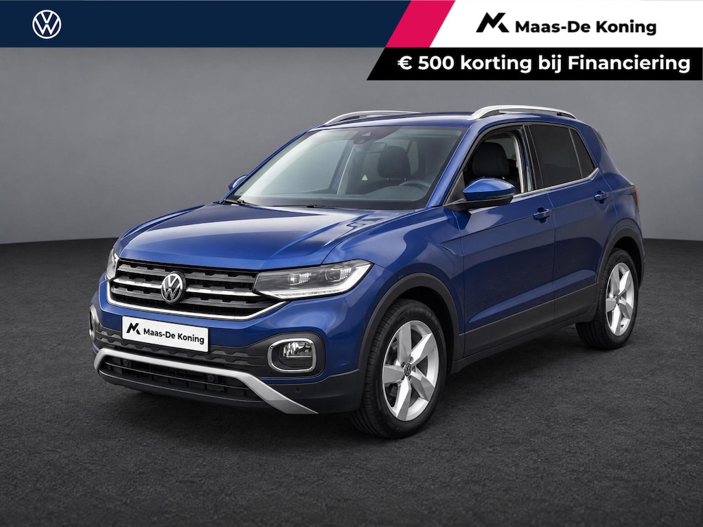 Volkswagen T-Cross 1.0 TSI 110pk DSG Style · Apple/Android Car Play · Keyless · Stoelverwarming · Alarmklasse 3 · ACC · P-Sensoren ·