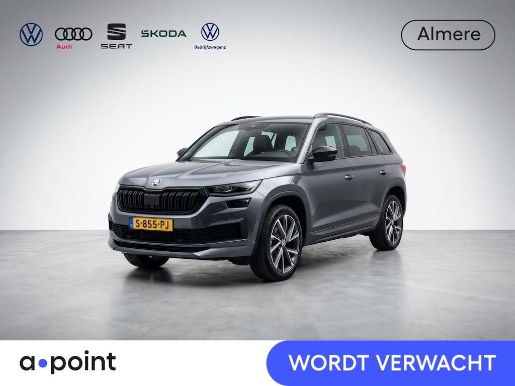 Skoda Kodiaq 1.5 TSI Sportline Business 150 pk Automaat (DSG) | Verlengde garantie | Navigatie | Trekhaak (wegklapbaar) | Achteruitrijcamera | Adaptieve cruise control | Stoelverwarming v/a | Keyless |