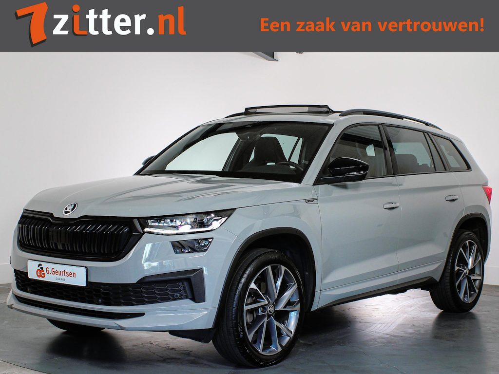 Skoda Kodiaq 1.5 TSI Sportline Business 7-Persoons Trekhaak, Panoramadak, Memory stoelen, Apple CarPlay/Android Auto