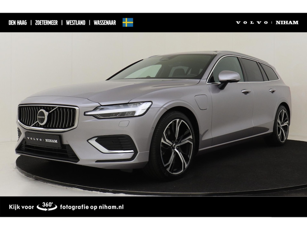 Volvo V60 T6 PLUG-IN HYBRID AWD ULTRA BRIGHT *UNIEK!* -PANO.DAK|BOWERS&WILKINS|SLATE|360°CAM|HEAD-UP DISP.|PRIVACY.GLAS|TREKHAAK|19"|SoH:98%