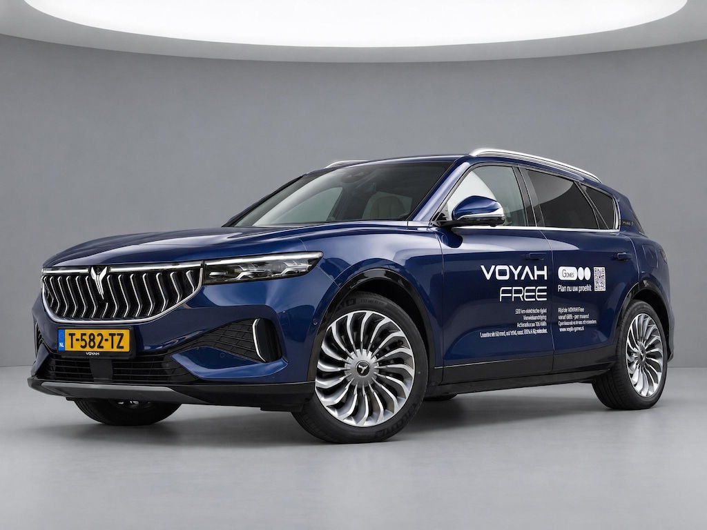 Voyah Free Flagship | Panoramadak | Dynaudio Hi-Fi | 360° Camera | Luchtvering | Adaptieve Cruise Control | Dodehoekassistent | Apple CarPlay | Android Auto | Elektrisch Verstelbare Stoelen + Massage | Stoelverwarming | Stoelventilatie | Sfeerverlichting | Elektrische Achterklep