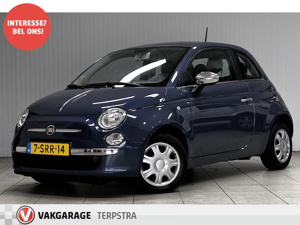 Fiat 500 1.0 TwinAir Easy /Airco /Elek. Ramen + Spiegels /C.V. afstand /Radio-CD /Isofix /Stuurbekrachtiging /Bumpers in kleur /Airbags.