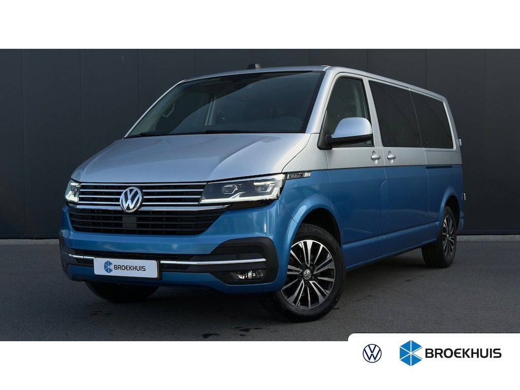 Volkswagen Transporter Bulli 150 pk DSG Dub.Cab | Dubbele Schuifdeur | TTR-Edition | Two tone (Wrap)| Camera | Eco Leder