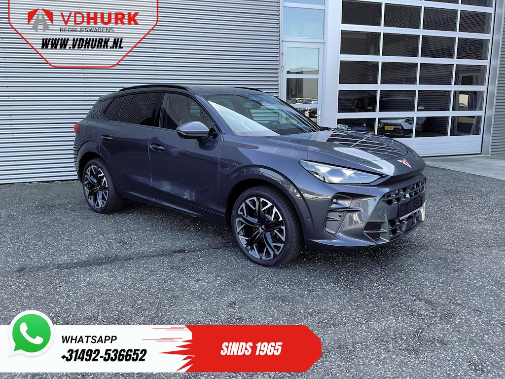 CUPRA Terramar 1.5 TSI e-Hybrid 272 pk VZ Limited Pano/ Elek.Trekhaak/ Sennheiser/ 360 Camera/ Matrix/ Snellader/ Elek.klep/ Head-up/ Memory/ Standkachel/ Stoelverw./ Carplay/ Adapt.Cruise/ PDC/ 20'' LMV