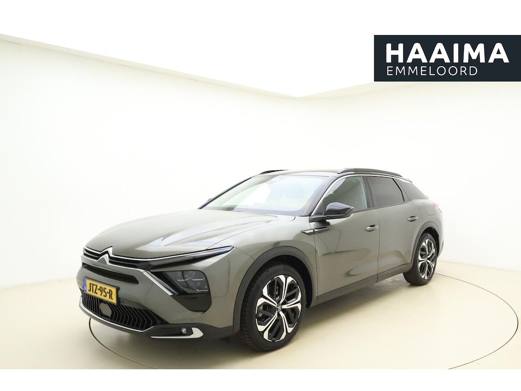 Citroën C5 X 1.6 Plug-in Hybrid 225 Shine Automaat | Navigatie | Stoel & Stuurverwarming | Keyless | Lederen bekleding | Dakrails | Extra getint glas | Camera