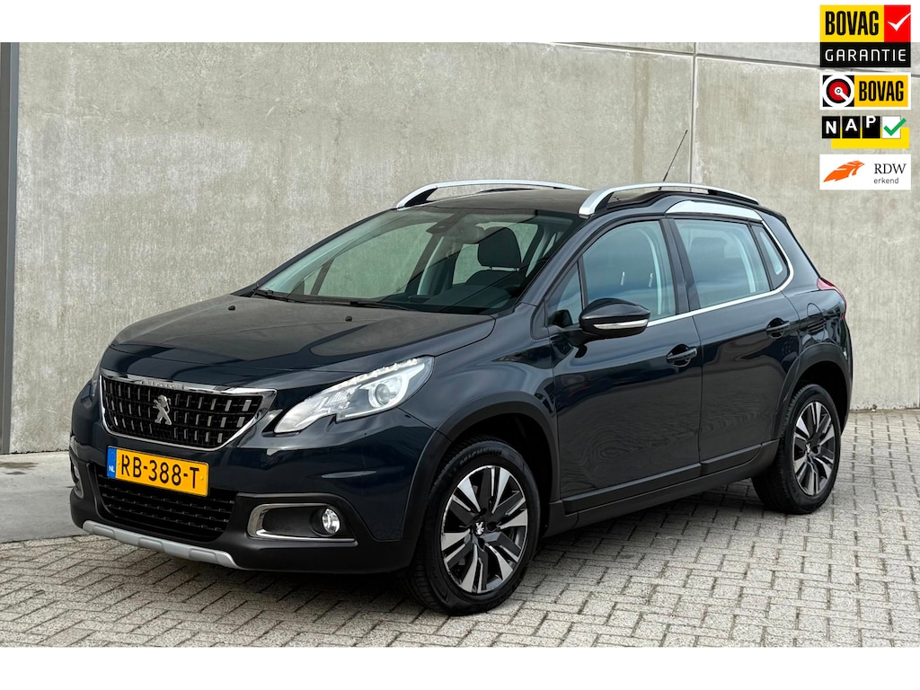 Peugeot 2008 1.2 110pk AUT 2017 Zwart CLIMA|PANO|NAP|2E EIG.