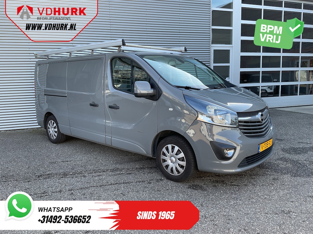Opel Vivaro 1.6 CDTI 125 pk L2 EXPORT Euro 6/ 2x Schuifdeur/ Navi/ Camera/ Cruise/ Imperiaal/ PDC/ Trekhaak