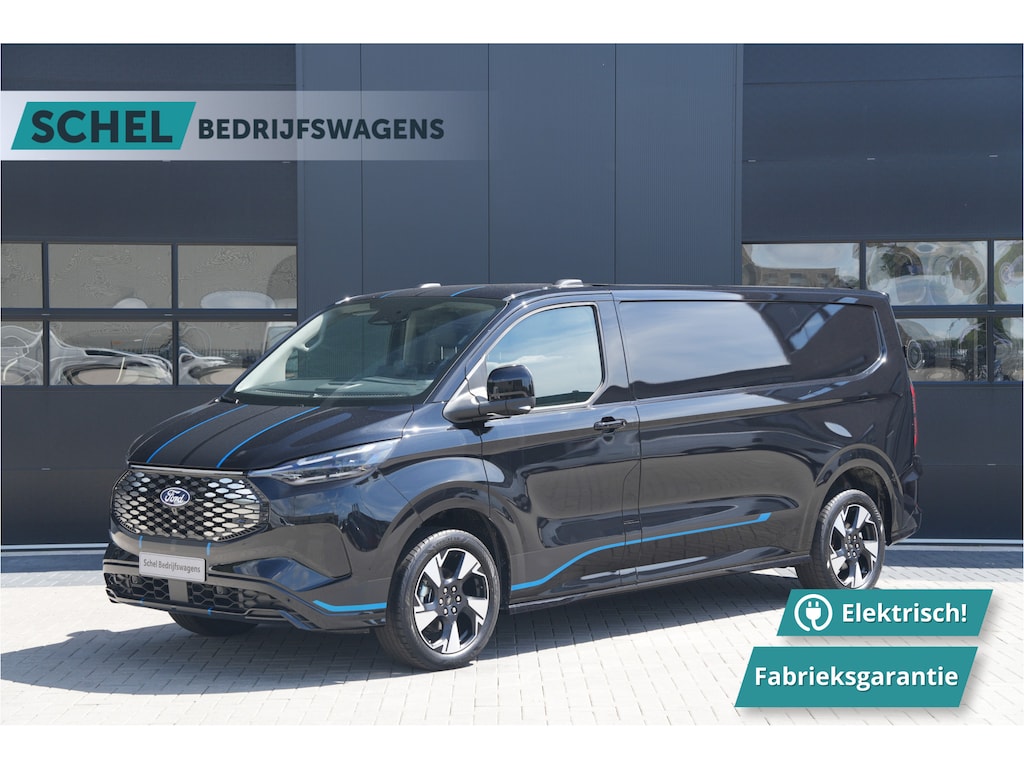 Ford E-Transit Custom 340 L2H1 Sport 71 kWh 218pk - DIRECT LEVERBAAR - ACC - DDS LED - Pro Power - Verwarmd stuurwiel - Navi - 360 Camera - Rijklaar