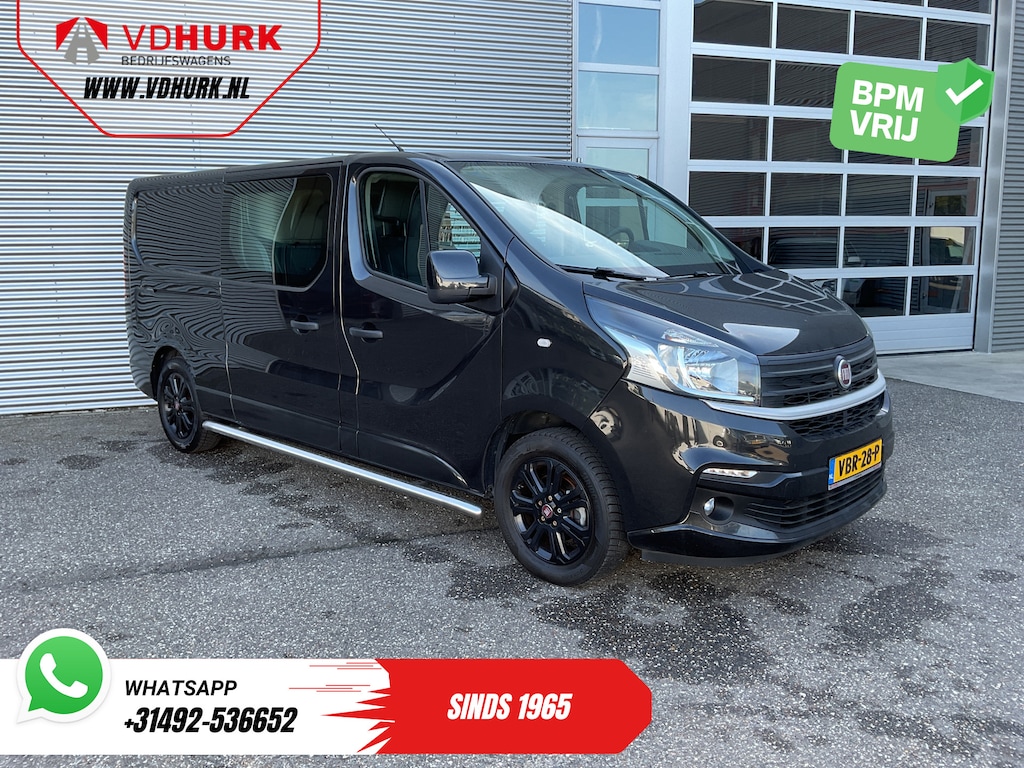 Fiat Talento 1.6 MJ L2 125 pk DC Dubbel Cabine APK-08-27'/ Airco/ Cruise/ 17'LMV/ PDC/ Sidebars/ Trekhaak