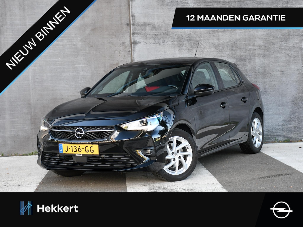 Opel Corsa GS Line 1.2 Turbo 100pk Automaat DODE HOEK | 16''LM | CAMERA | APPLE-CARPLAY | DAB | NAVI