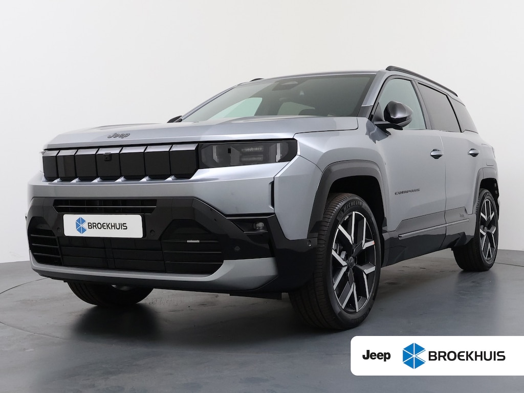 Jeep Compass 1.6 e-Hybrid Plug-In First Edition | Adaptieve cruise | Pano dak | 360* camera | Focal audio | Elek. stoelen | Leder | Stoelverwarming en massage | Carplay |