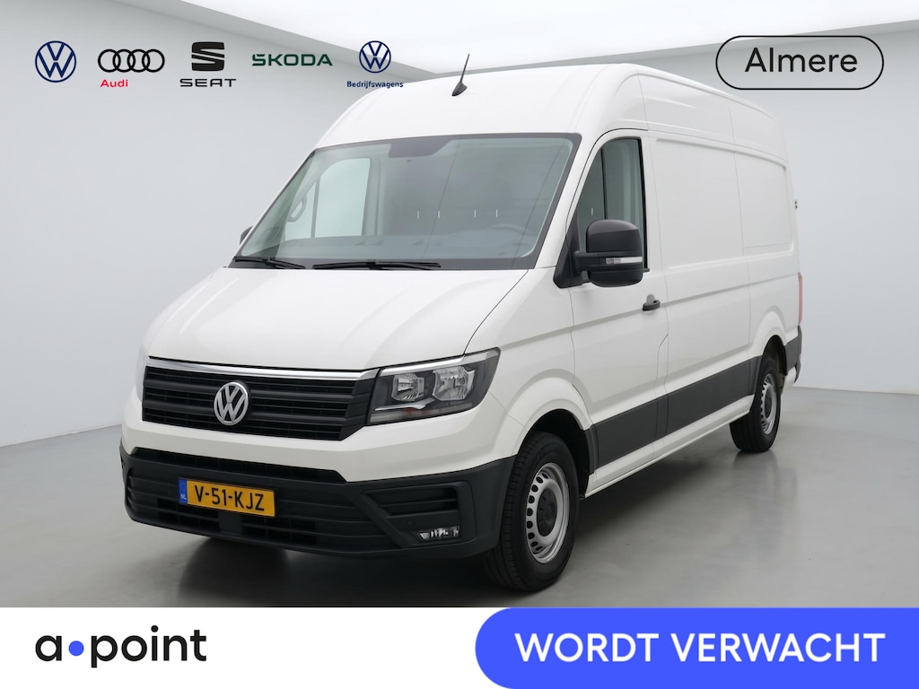 Volkswagen Crafter 35 2.0 TDI L3H3 Highline 140 pk Automaat | Verlengde garantie | Navigatie | Parkeersensoren (Park assist) | Achteruitrijcamera | Cruise control | Voorruitverwarming | Lane assist | Apple carplay / Android auto |