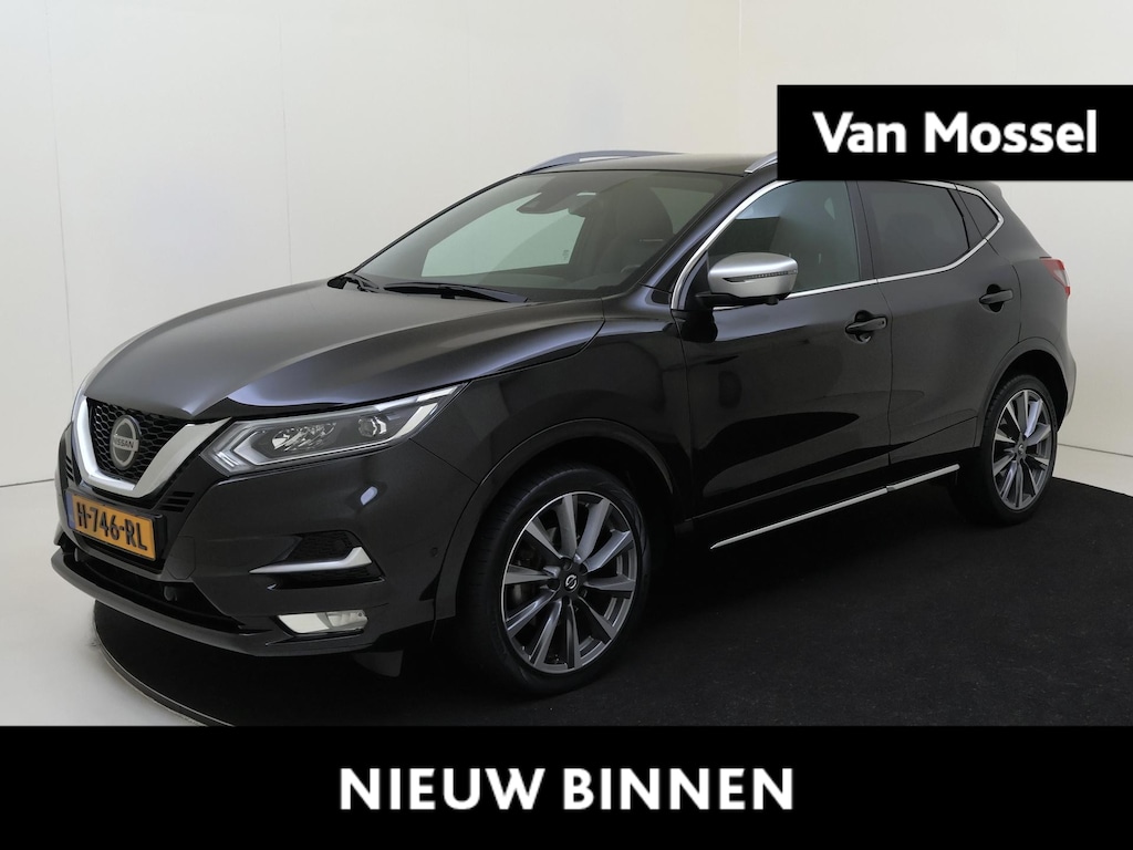 Nissan Qashqai 1.3 DIG-T Tekna | Panoramadak | airco automatisch | Apple Carplay/Android | cruise control | dodehoek detectie | LED koplampen | lederen bekleding | lichtmetalen velgen 19" | navigatiesysteem full map |