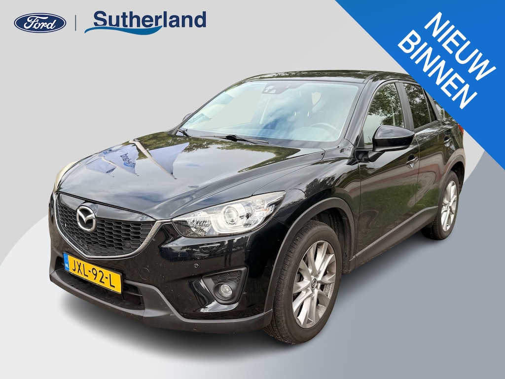 Mazda CX-5 2.0 TS+ 4WD 160pk Automaat | Trekhaak | Lederen Bekleding | Open dak | Stoelverwarming | 1.800kg Trekgewicht