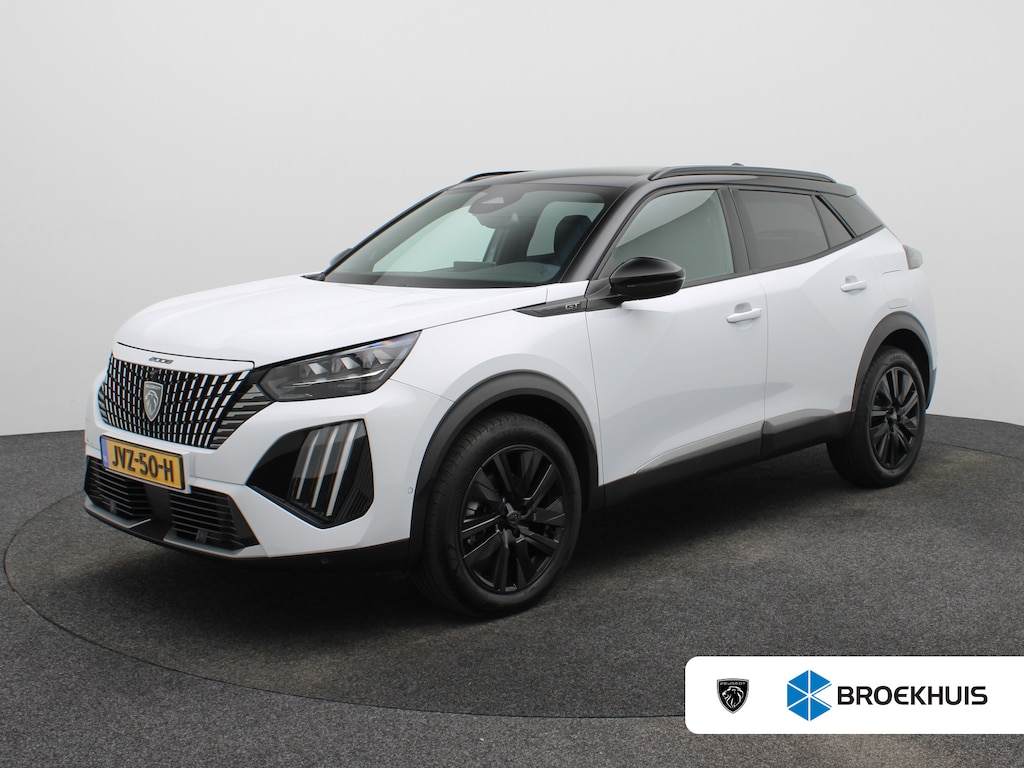 Peugeot 2008 1.2 Hybrid 145 GT | Camera Voor en Achter | Drive Assist | Adaptieve Cruise Control | Parkeersensoren Voor en Achter | Navigatie | Apple Carplay/Android Auto | 18" Inch Lichtmetalen Velgen