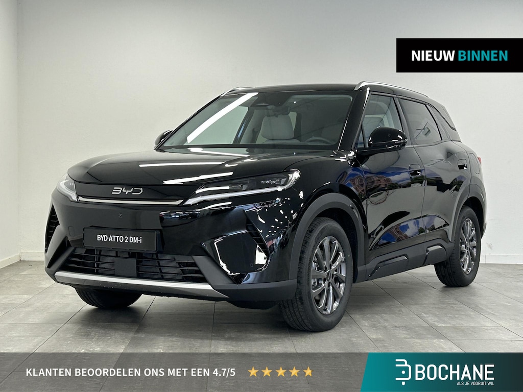 BYD Atto 2 1.5 DM-i Boost | NIEUW! | ZWART LEDER | KENTEKENREGISTRATIE VOORDEEL!