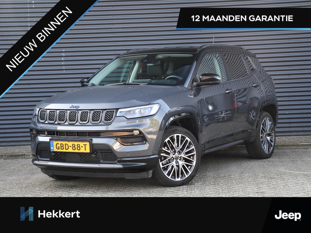 Jeep Compass Limited 4xe Plug-in Hybrid 240pk Automaat LEDER | 19''LM | STOELVERW./VENTIL. | CAMERA | ADAPT. CC