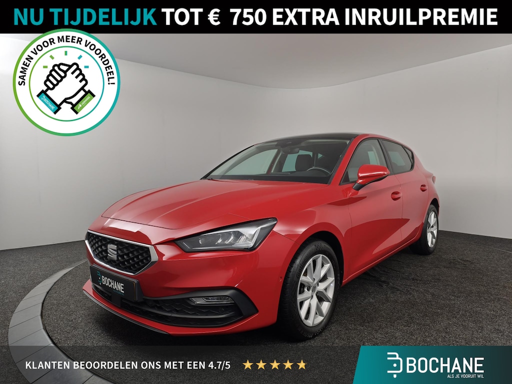 SEAT Leon 1.0 eTSI Style Business Intense | Panoramadak | Camera | Navigatie | Adaptieve cruise | LED | Stoelverwarming |