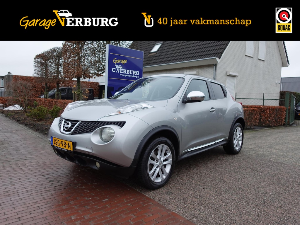 Nissan Juke 1.6 DIG-T Tekna 190 PK ! (Navi,Camera,Cruise,Stoelverwarming,Keyless,Leer) 12-2010