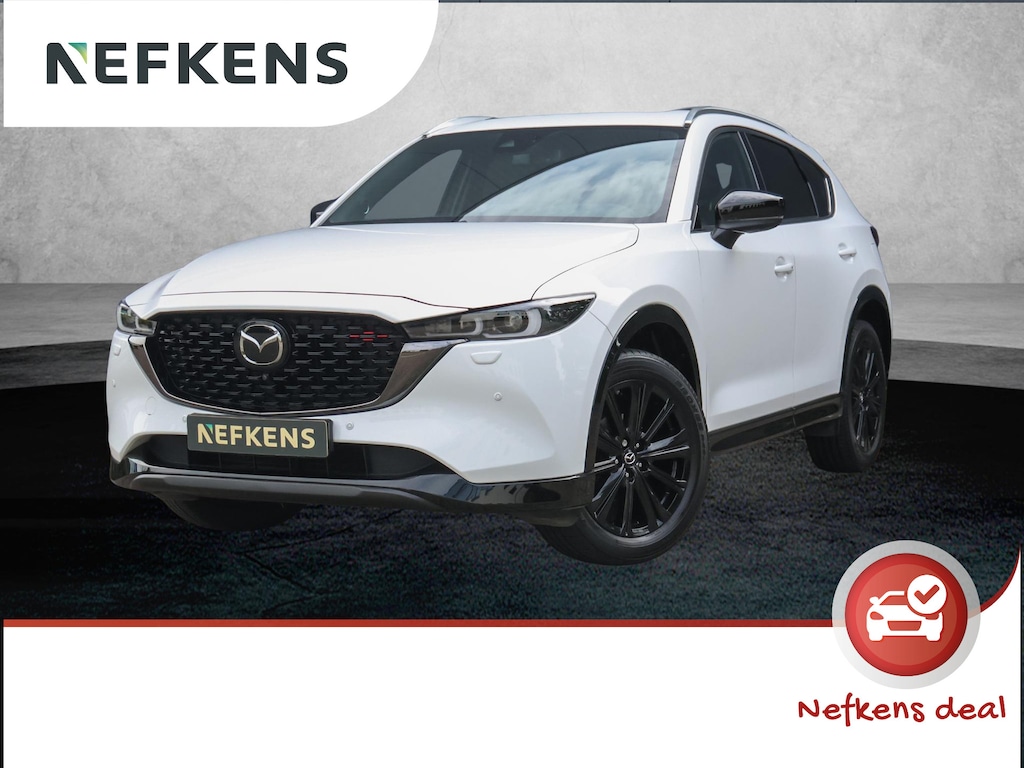 Mazda CX-5 2.0 e-SkyActiv-G M Hybrid 165 Homura | Trekhaak | Leer | Stoelverwarming | Rondomzicht camera
