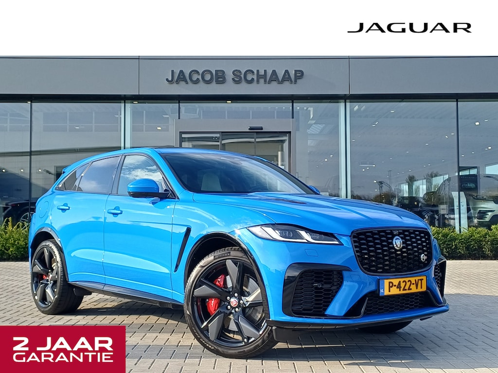 Jaguar F-Pace 5.0 P550 550pk AWD V8 SVR | Origineel NL | Nieuw door ons geleverd | Ultra Blue Metallic |