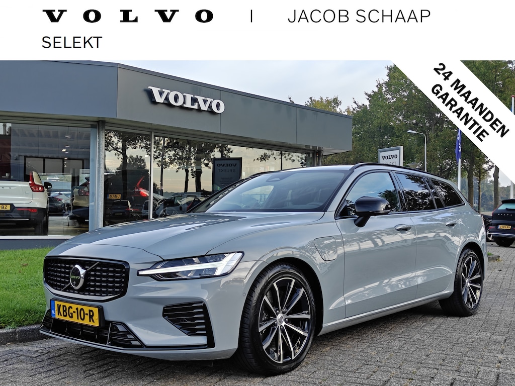 Volvo V60 T8 455PK Plug-in hybrid AWD Plus Dark | BLIS | ACC | Trekhaak | Pano | HUD | H&K | Elektr. Stoelen | 360 Camera |