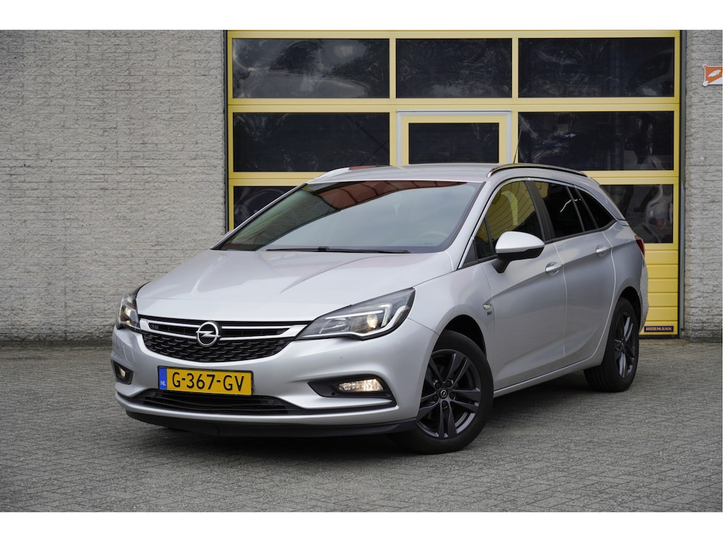 Opel Astra Sports Tourer 1.0 Turbo 120 Jaar Edition BJ2019 Lmv 16" (Zwart) | Led | Pdc | App-Connect | Navi | Climate control | Cruise control | Extra getint glas