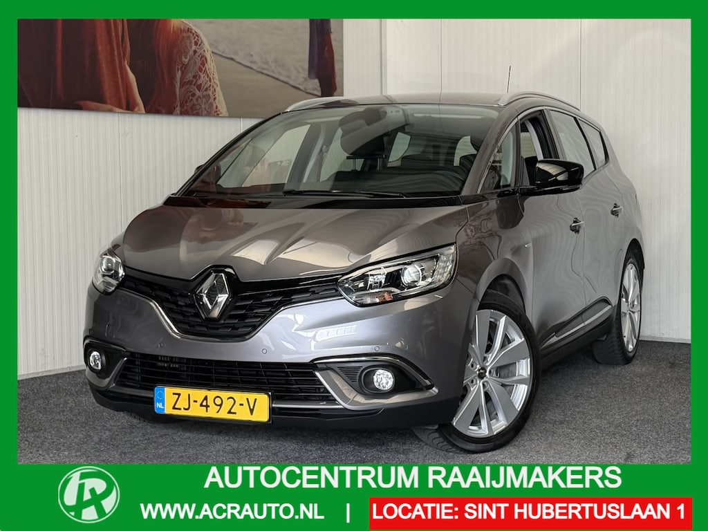 Renault Grand Scenic 1.3 TCe Limited 7PERSOONS NAVIGATIE CRUISE CONTROL CLIMATE CONTROL BLUETOOTH TELEFOON MEDIA VOORBEREIDING RIJSTROOKSENSOREN PDC TREKHAAK ZEER MOOI !!