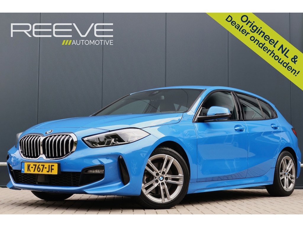 BMW 1-Serie 118i M-Sport Executive Edition Misano Blau | 1e eig. | Stoelverwarming | Keyless Entry | Live Cockpit Professional | Stuurverwarming
