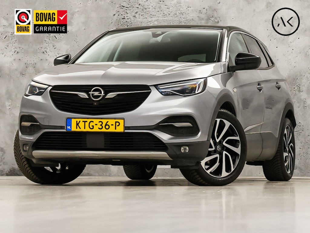 Opel Grandland X 1.2 Turbo Ultimate Sport Automaat (APPLE CARPLAY, MEMORY SEAT, STOELVERWARMING/KOELING, 360 CAMERA, STUURWIEL VERWARMD, KEYLESS, GETINT GLAS, NIEUWSTAAT)