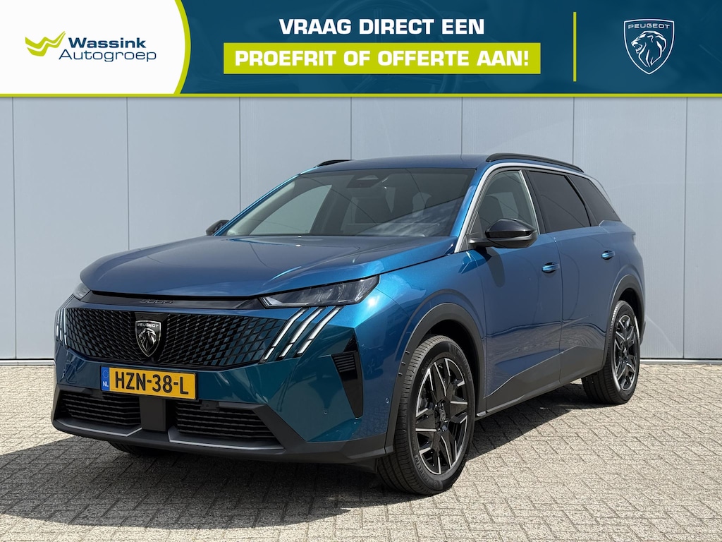 Peugeot 5008 Allure Hybrid 145pk e-DSC6 Automaat VOORRAAD VOORDEEL | 360 Camera | 7 zits | Adaptive Cruise | Carplay | Leder |