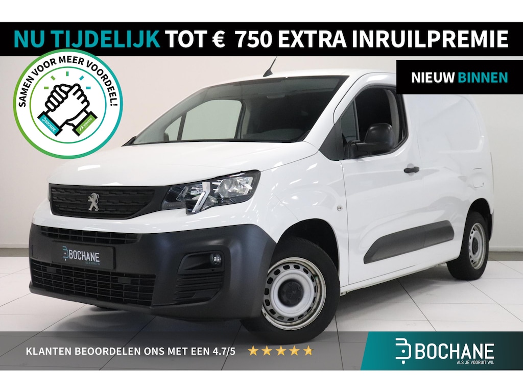 Peugeot Partner 1.5 BlueHDI Premium | Airco | Cruise control | Parkeersensoren | ApplCarplay AndroidAuto navigatie |