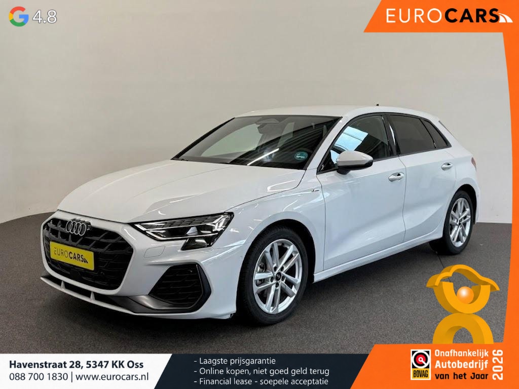 Audi A3 Sportback 35 TFSI S Edition SONOS Premium Audio climate control Navigatie Carplay Full LED Elektr. Sportstoelen PDC VA + Camera Adaptieve Cruise Control Head Up Display