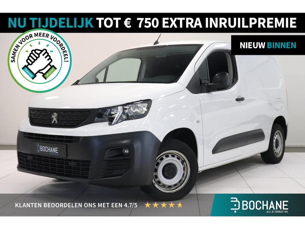 Peugeot Partner 1.5 BlueHDI Premium | Airco | Cruise control | Parkeersensoren | ApplCarplay AndroidAuto navigatie |
