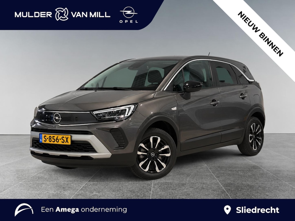 Opel Crossland Elegance 1.2 Turbo 110pk | AGR-STOEL | KEYLESS | TREKHAAK | STOELVERW. | DODEHOEKBEW. | 180° CAMERA | NAVI PRO | APPLE CARPLAY / ANDROID AUTO | ISOFIX |