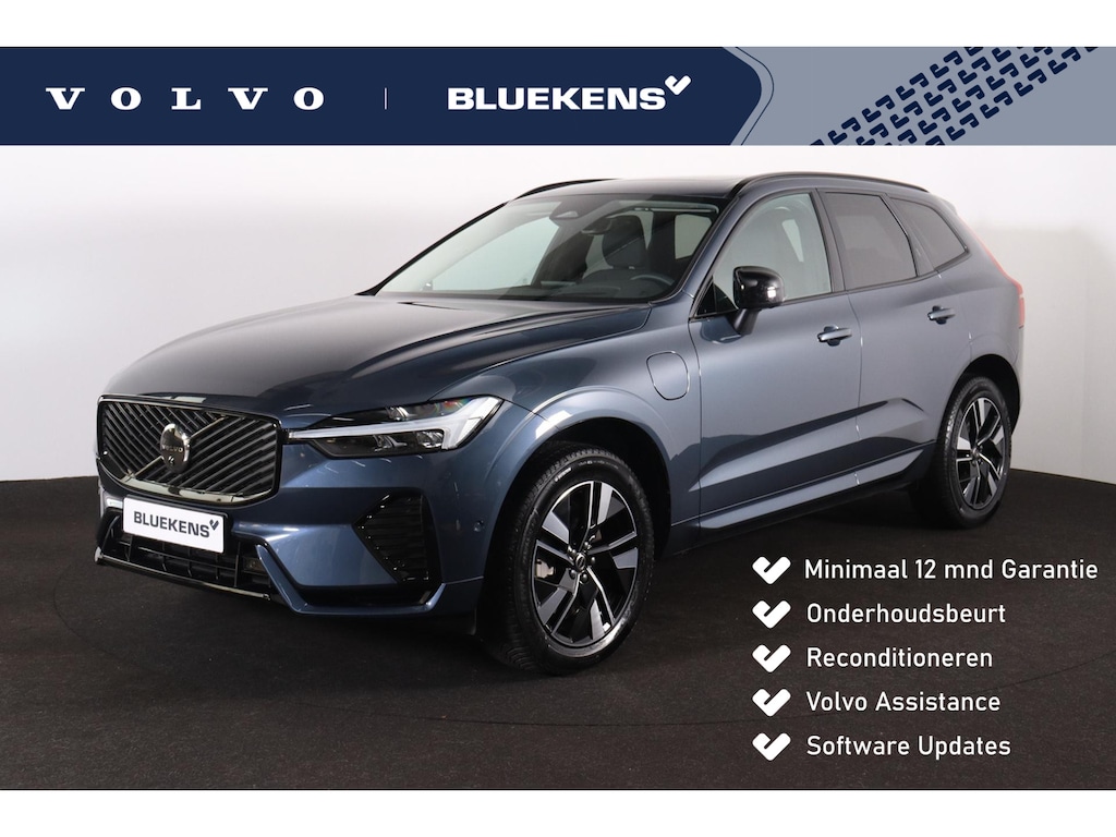 Volvo XC60 T6 Recharge AWD Plus Dark - Panorama/schuifdak - IntelliSafe Assist & Surround - 360º Camera - Harman Kardon audio - Verwarmde voorstoelen, stuur & achterbank - Parkeersensoren voor & achter - Elektr. bedienb. voorstoelen met geheugen - Head up display - Draadloze tel. lader - Inklapbare trekhaak - 19'' LMV