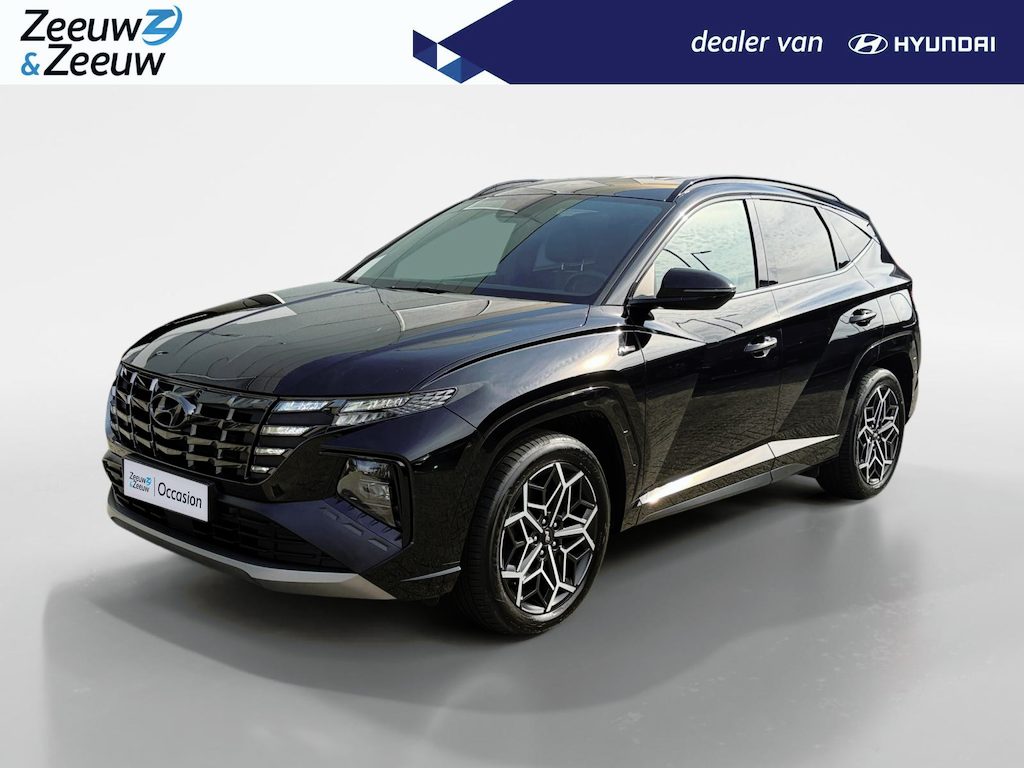 Hyundai Tucson 1.6 T-GDI PHEV N Line 4WD | 66km WLTP elektrisch | Navigatie | Apple Carplay & Android Auto | Adaptive cruise control | Parkeersensoren rondom | 360 camera | Stoelverwarming & koeling voor |