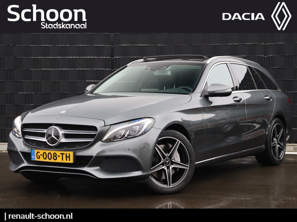 Mercedes-Benz C-klasse Estate 400 4MATIC Prestige | Adap. Cruise | Luchtvering | Stoelventilatie-/verwarming | HUD | Memory | Burmester | 360 Camera | Pano