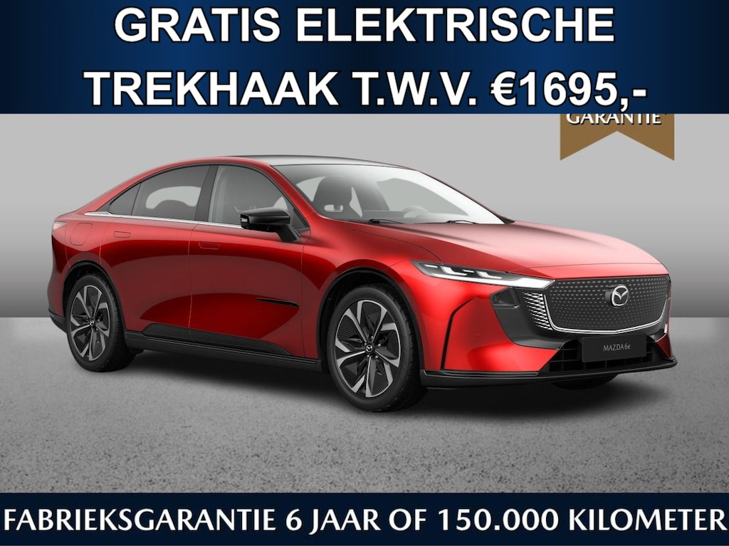 Mazda 6e Homura Plus Business Edition 78 kWh | 560km range | 200kW snelladen | Gratis elektr. trekhaak t.w.v. €1695,- | December leverbaar | 18% bijtelling